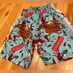 Flow Society Flow Waffle logo LAX shorts size kids medium